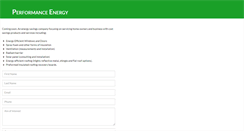 Desktop Screenshot of performanceenergy.com