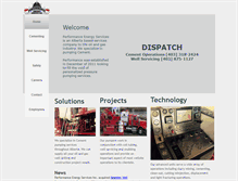 Tablet Screenshot of performanceenergy.ca